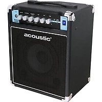 Acoustic B25C 1x8 25W Bass Combo With Tilt-Back Cab Black