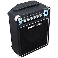 Acoustic B25C 1x8 25W Bass Combo With Tilt-Back Cab Black