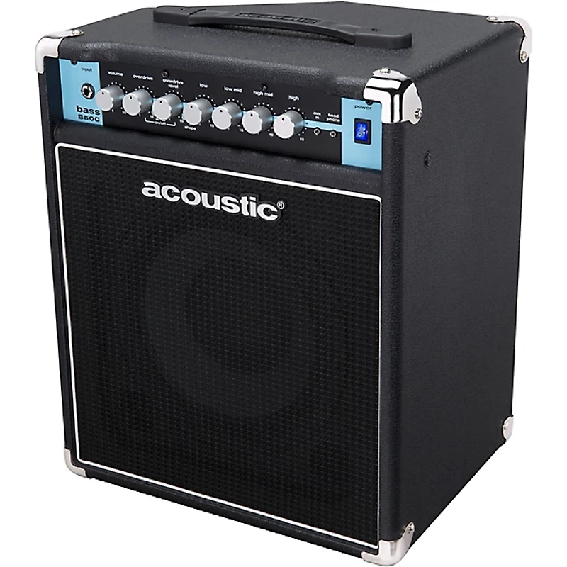 Acoustic B50C 1x10 50W Bass Combo With Tilt-Back Cab Black