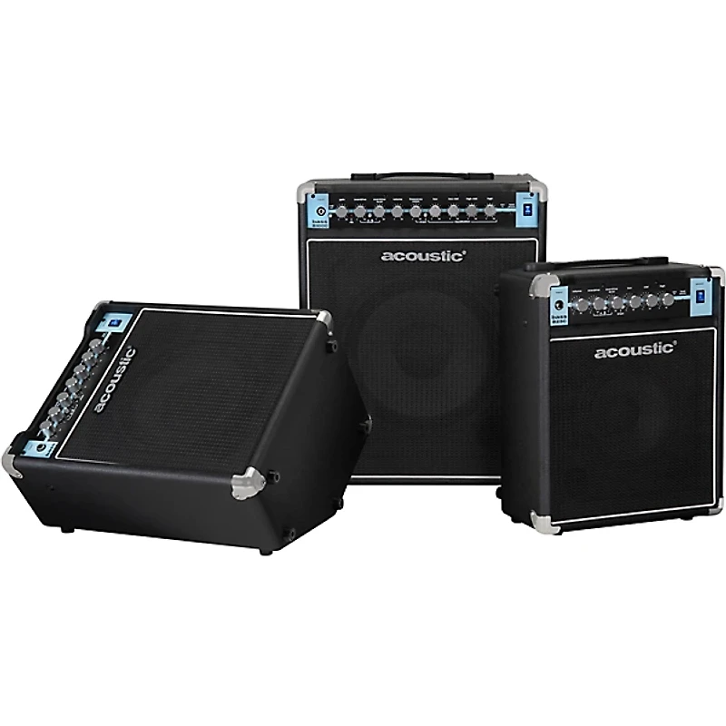 Acoustic B50C 1x10 50W Bass Combo With Tilt-Back Cab Black