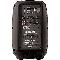 Gemini AS-08TOGO 8" Powered Bluetooth PA Speaker Pair and Power Strip