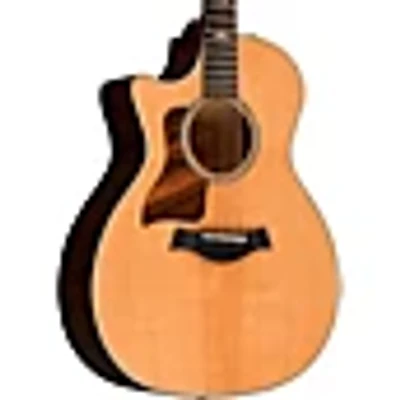 Taylor 614ce-LH V-Class Left-Handed Grand Auditorium Acoustic-Electric Guitar Brown Sugar