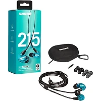 Shure SE215 Special-Edition Sound Isolating Earphones Blue/Grey