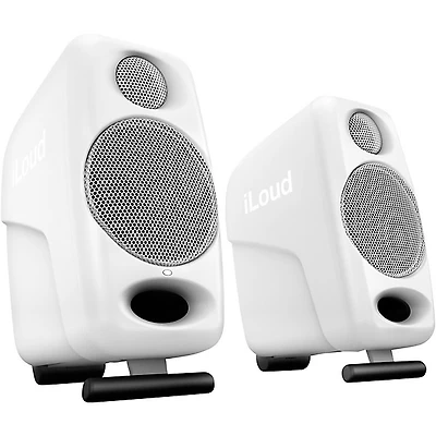 IK Multimedia iLoud Micro Monitor 3" Powered Studio Monitors (Pair), White