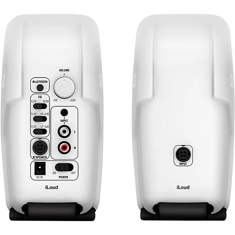 IK Multimedia iLoud Micro Monitor 3" Powered Studio Monitors (Pair), White