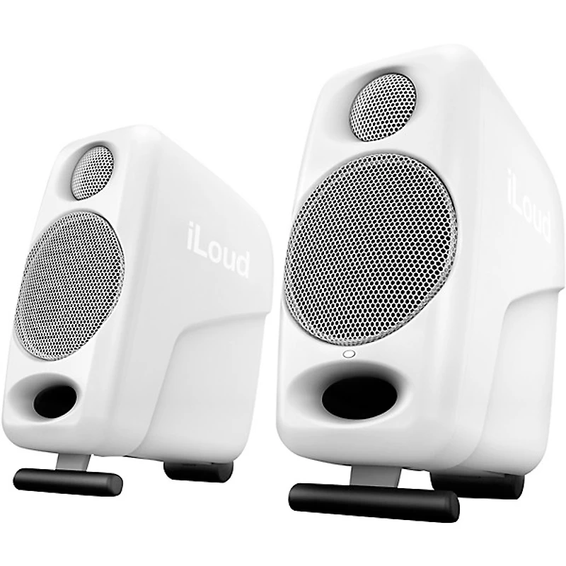 IK Multimedia iLoud Micro Monitor 3" Powered Studio Monitors (Pair), White
