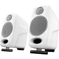 IK Multimedia iLoud Micro Monitor 3" Powered Studio Monitors (Pair), White