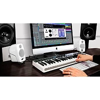 IK Multimedia iLoud Micro Monitor 3" Powered Studio Monitors (Pair), White