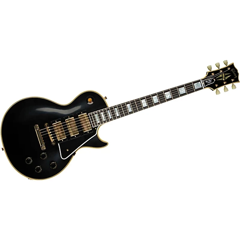 Gibson Custom 1957 Les Paul Custom Reissue 3-Pickup VOS Electric Guitar Ebony