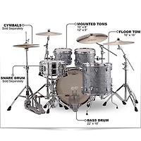 Ludwig Classic Maple 4-Piece Mod Shell Pack With 22" Bass Drum