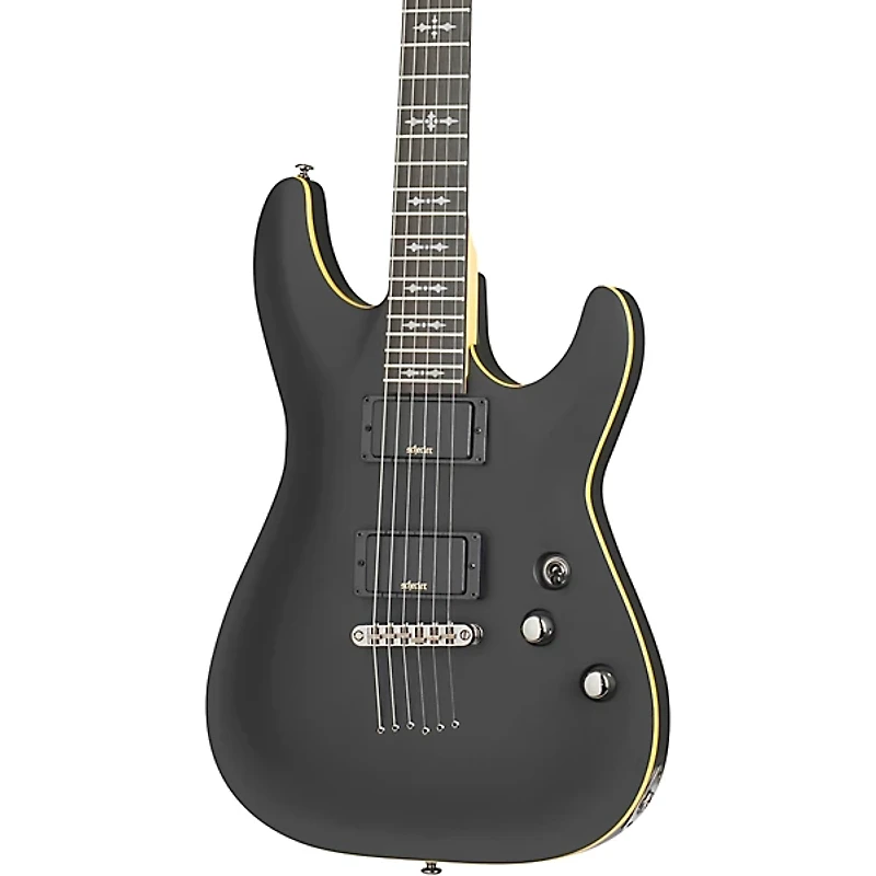 Schecter Guitar Research Demon-6 Electric Guitar Satin Aged Black