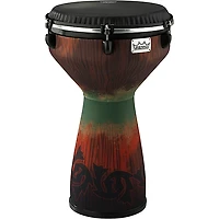 Remo Flareout Djembe Drum 13 in. Savannah Red