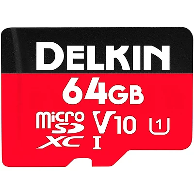 Delkin SELECT MicroSDHC V10 Memory Card