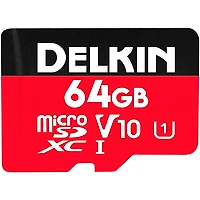 Delkin SELECT MicroSDHC V10 Memory Card