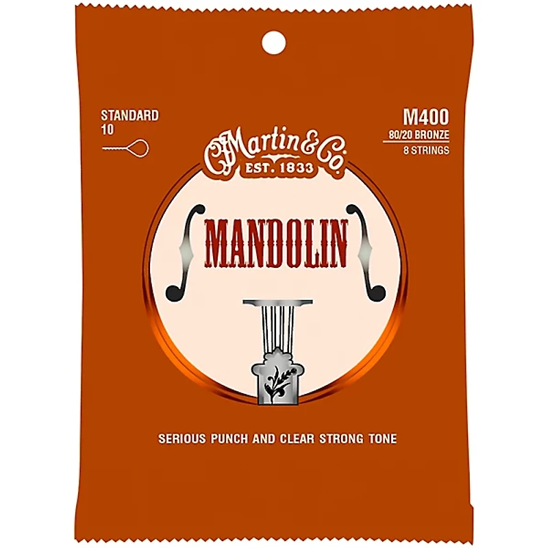 Martin Mandolin M400 80/20 Bronze 8 Strings Standard 10