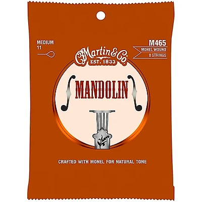 Martin Mandolin M465 Monel Wound 8 Strings Medium 11