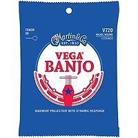 Martin Vega Banjo V720 Nickel Wound 4 Strings Tenor 09