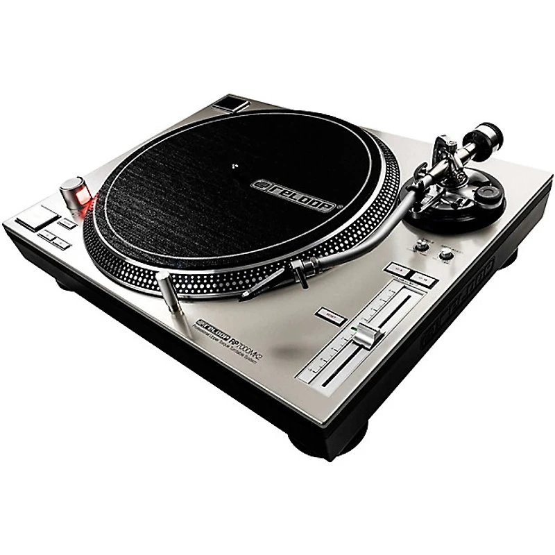 Reloop RP-7000-MK2 Professional Direct-Drive Turntable (Silver)