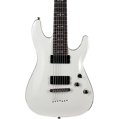 Schecter Guitar Research Demon-7 7-String Electric Guitar - Vintage White