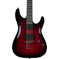 Schecter Guitar Research Demon-6 Electric Guitar - Crimson Red Burst