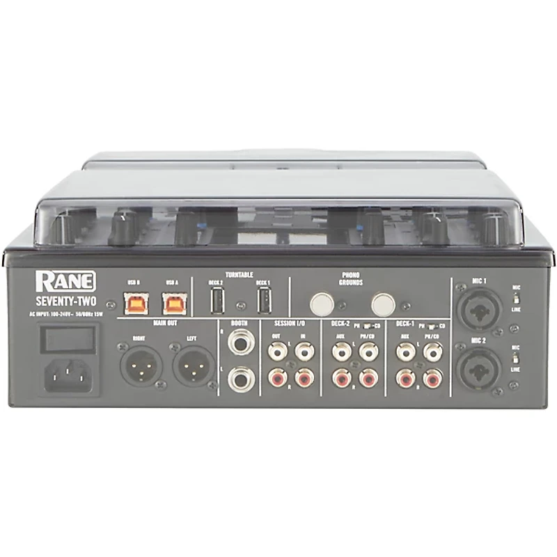 Decksaver Cover for Rane Seventy-Two Battle DJ Mixer