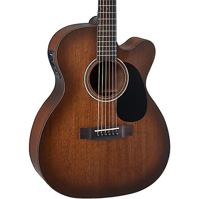 Mitchell T333CE-BST Mahogany Auditorium Acoustic-Electric Guitar - Edge Burst