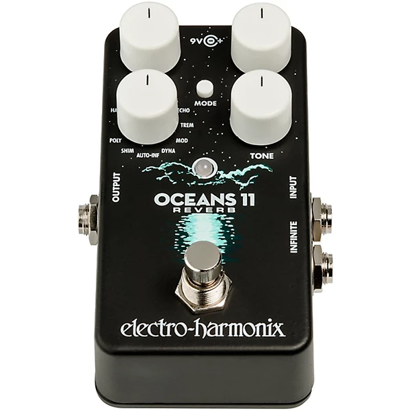 Electro-Harmonix Oceans 11 Multifunction Digital Reverb Effects Pedal