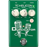 TC Helicon DUPLICATOR Vocal Doubling Effects Pedal