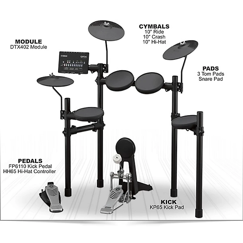 Yamaha DTX432K Electronic Drum Set