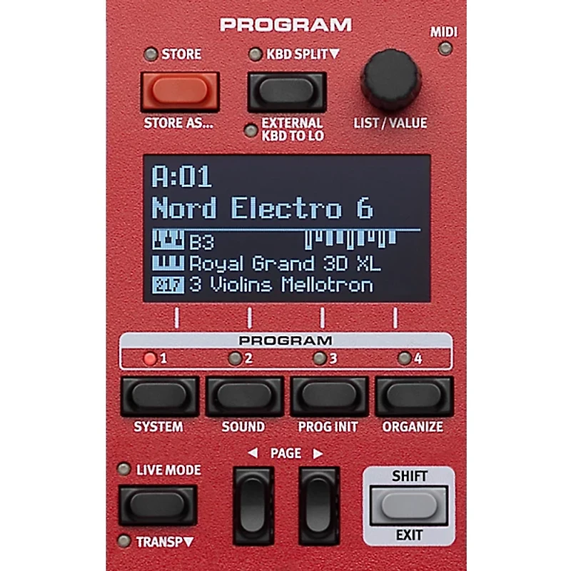 Nord Electro 6HP Hammer Action Keyboard 73 Key