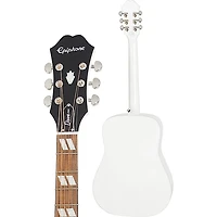 Epiphone Dove Studio Limited-Edition Guitar Center-Exclusive Acoustic-Electric Guitar Alpine White