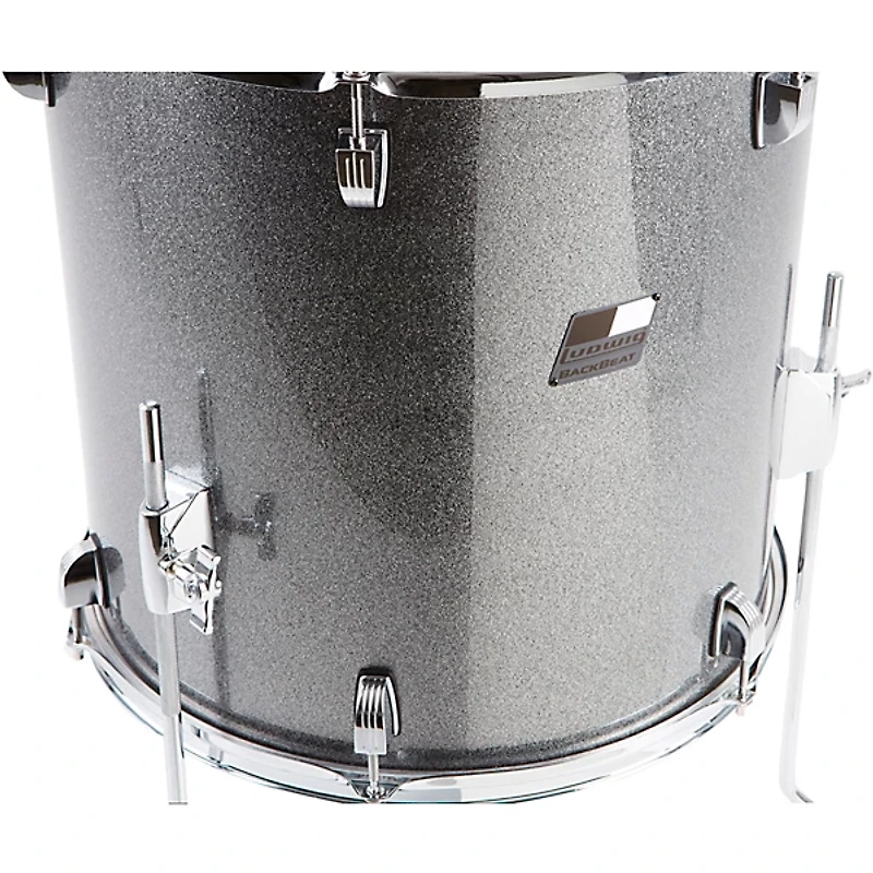 Ludwig BackBeat 5-Piece Drum Set With Hardware and Cymbals -