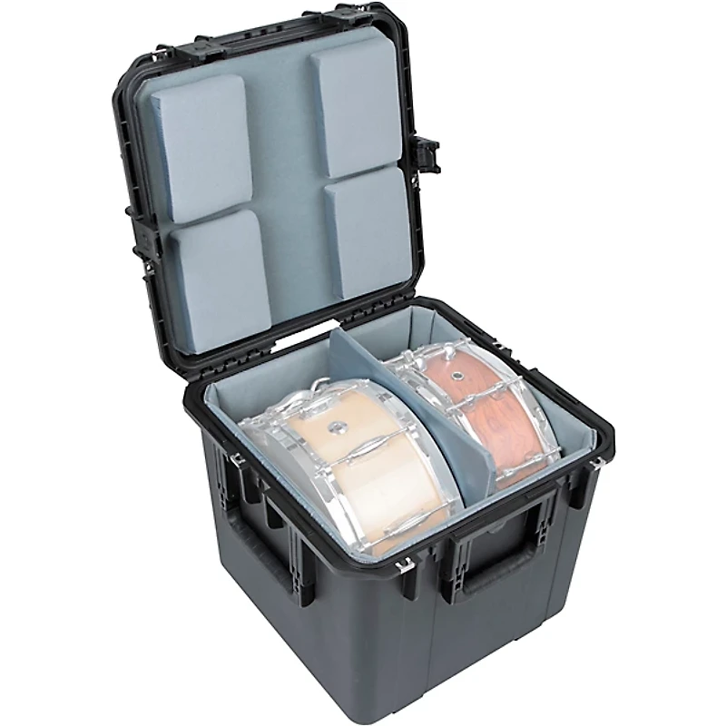 SKB iSeries Dual Snare Case with Padded Interior (3i-1717-16LT)