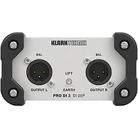 Klark Teknik DI 20P Passive Stereo D.I. Box With MIDAS Transformer