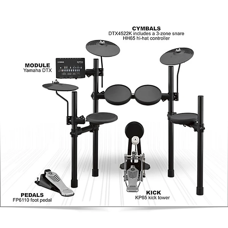 Yamaha DTX452K Electronic Drum Set