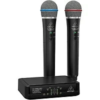 Behringer ULM302MIC High-Performance 2.4 GHz Digital Wireless System with 2 Handheld Microphones