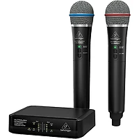 Behringer ULM302MIC High-Performance 2.4 GHz Digital Wireless System with 2 Handheld Microphones