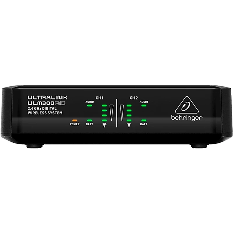 Behringer ULM302MIC High-Performance 2.4 GHz Digital Wireless System with 2 Handheld Microphones