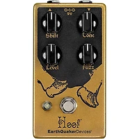 EarthQuaker Devices Hoof V2 Fuzz Effects Pedal and Octoskull T-Shirt Large Black