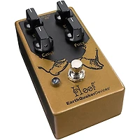EarthQuaker Devices Hoof V2 Fuzz Effects Pedal and Octoskull T-Shirt Large Black