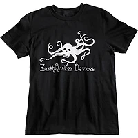 EarthQuaker Devices Hoof V2 Fuzz Effects Pedal and Octoskull T-Shirt Large Black