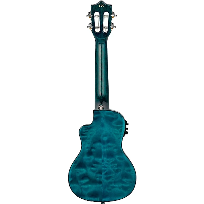 Lanikai QM-CEC Quilted Maple Concert Acoustic-Electric Ukulele