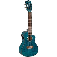 Lanikai QM-CEC Quilted Maple Concert Acoustic-Electric Ukulele