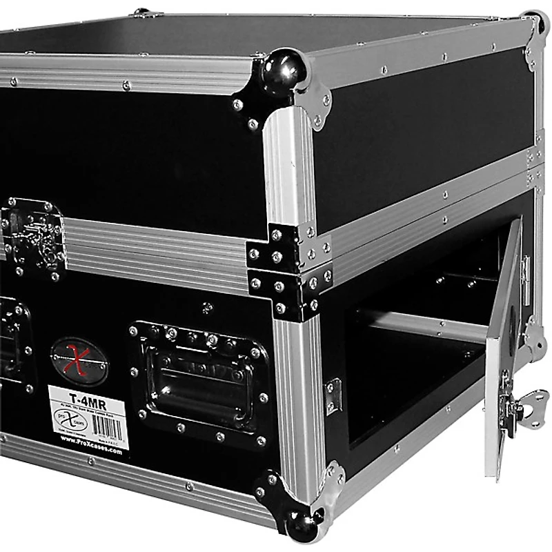 ProX T-4MRSS 4U Rack x 10U Top Mixer DJ Combo Flight Road Case