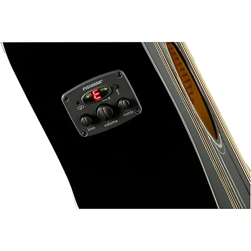 Fender CC-60SCE Concert Acoustic-Electric Guitar Black