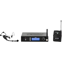 Gemini UHF-6100HL Single Headset With Detachable Lavalier System, 512-537.5mHz