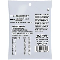 Martin MA500S Marquis 12-String Phosphor Bronze Extra-Light Authentic Silked Acoustic Guitar Strings