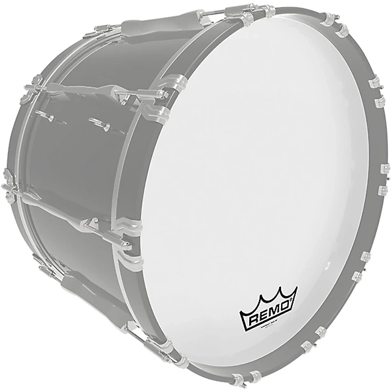 Remo Powermax Ultra White Crimplock Bass Drum Head