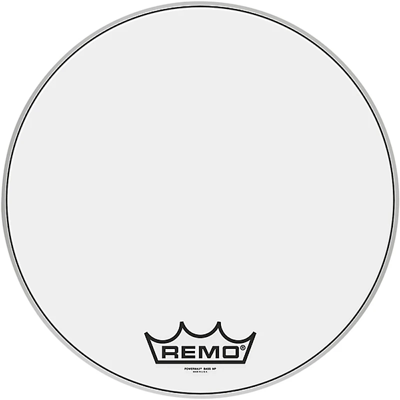 Remo Powermax Ultra White Crimplock Bass Drum Head