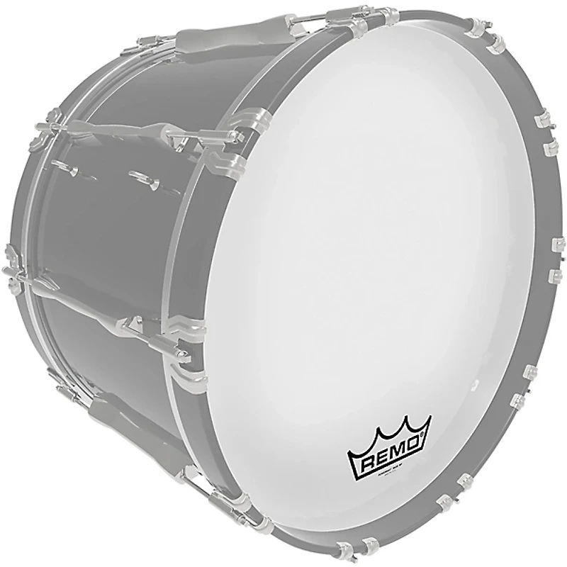 Remo Powermax Ultra White Crimplock Bass Drum Head